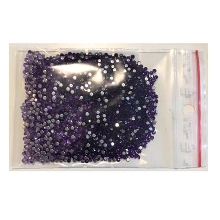 500 St Nagel Rhinestones Bling 2 Mm Lila Mix Akryl