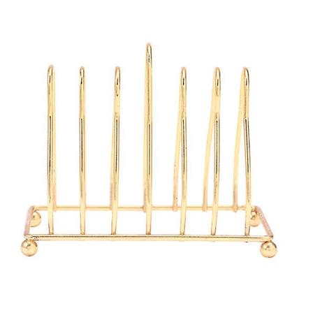 Kökshyllorganisatör för skåp, diskhållare, avrinningsställ, lockhållare, tallriksställ, diskhållare, metall Golden 13X7X11CM