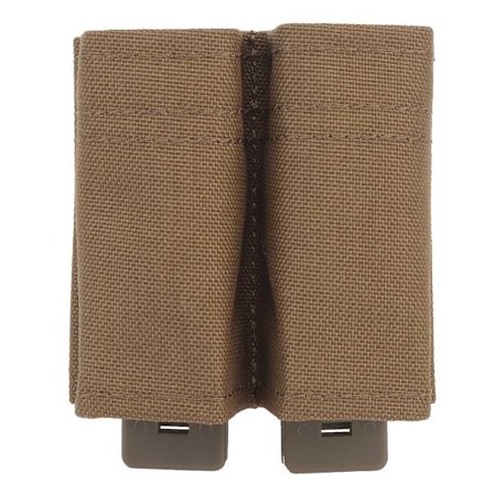 Tactical Pistol Magazine Pouch Military FAST 9MM Single Mag Bag Double Mag Hunting Airsoft Hållare med Nylon stödklämma