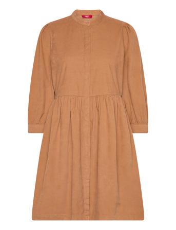 Women Dresses Light Woven Mini Esprit Casual Brown