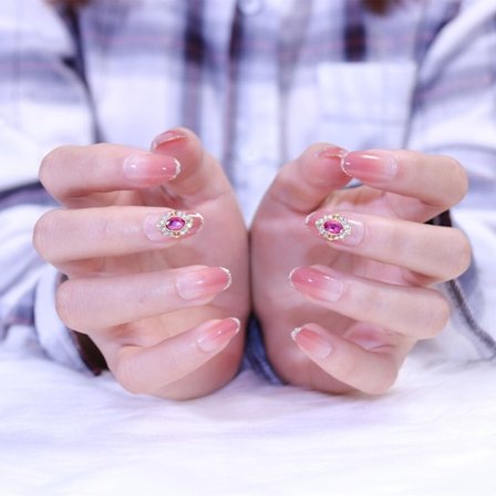 Almond Fake Nails False Nail K47 K47