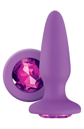 NS Novelties Glams Purple Gem Analplugg