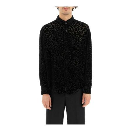 Ami Paris Shirts Sort, Herre Skjorter, Størrelse: L