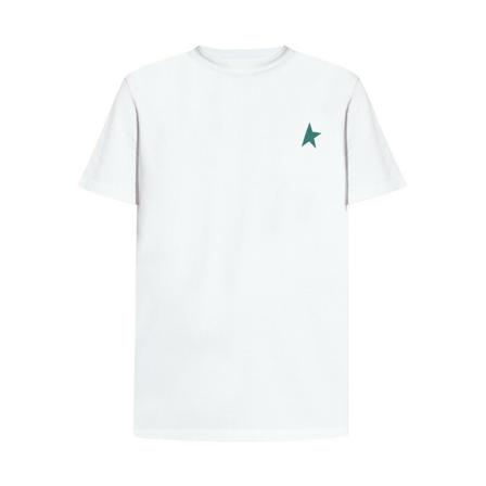 Golden Goose, T-Shirts Wit, Dames, Maat:S