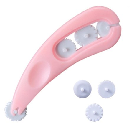 4 stk. Fondant Cutter Embossing Rolls Kage Dekoration Værktøj Fondant Roller til DIY Kage Dekoration