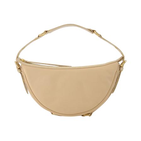By Far, Gib Bag Beige, Dames, Maat:ONE Size,leer