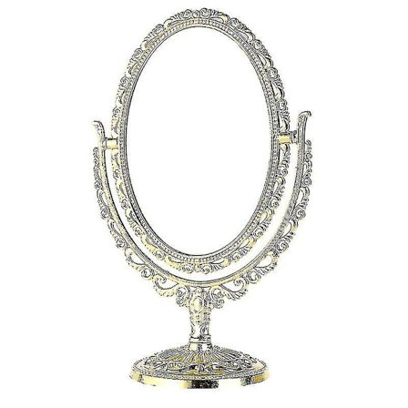 Sminke Speil Stativ Bord Kosmetikkspeil Plast Kommode Speil Verktøy