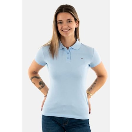 Polos Tommy Jeans slim essential c3q sweet blue