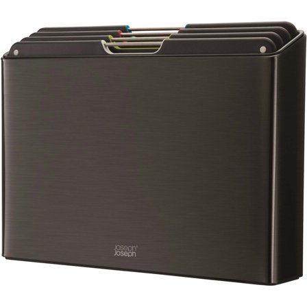 Joseph joseph Folio-leikkuulautasarja, teräs/musta