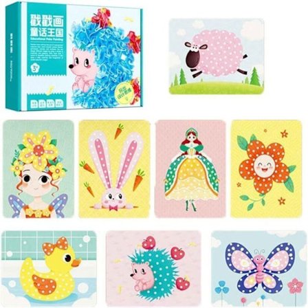 Poke Art DIY Lekeutstyr Utdannende Poke Maling EVENTYR EVENTYR