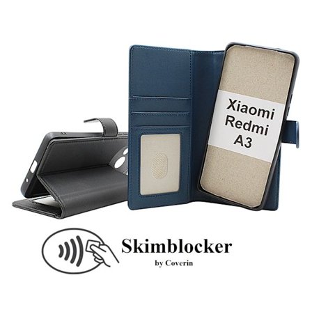Skimblocker Xiaomi Redmi A3 Magnet Plånboksfodral