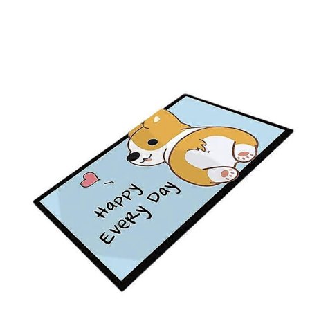 Tecknad absorberande supermjuk duschmatta badrum halkfri maskintvättbar, lämplig för dörröppning/kök/badrum/tvättstuga/sovrum(DD502[D]