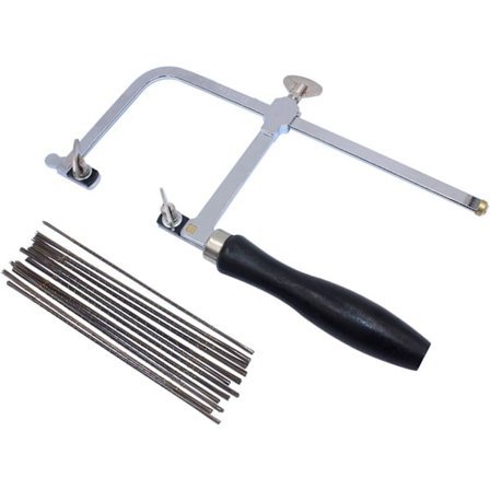 Justerbar rammesmykke sav - 144 blade - professionelt smykke