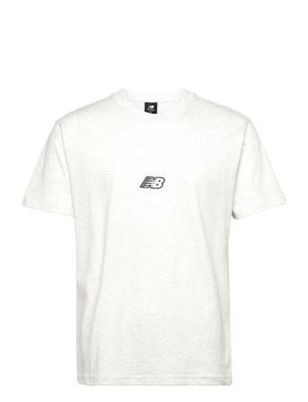 Nb Essentials Graphic Short Sleeve 2 T-shirts Short-sleeved Vit New Balance