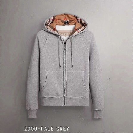 Unisex Hoodie med Dragkedja i Brittisk Stil för Män och Kvinnor Silvergrå