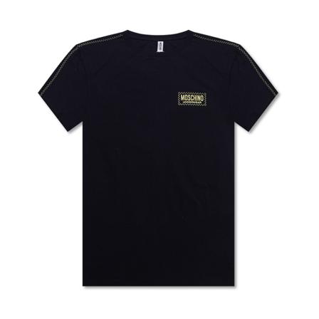 Moschino T-shirt with logo , Zwart , Dames , Maat: L