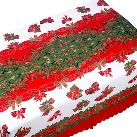 Rektangulär julduk Tryckt bordsduk Avlång Vattentät för matsal Köksinredning