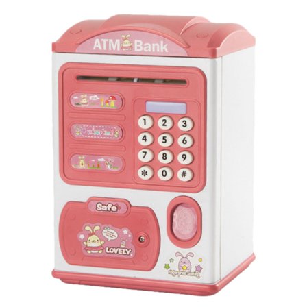 Simulering Fingeravtryck Lösenord Piggys Bank Snygg lättviktsmyntbank för myntsnacks Pengar