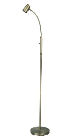 Aneta Lighting PILOT golvlampe, antik, 50W GU10