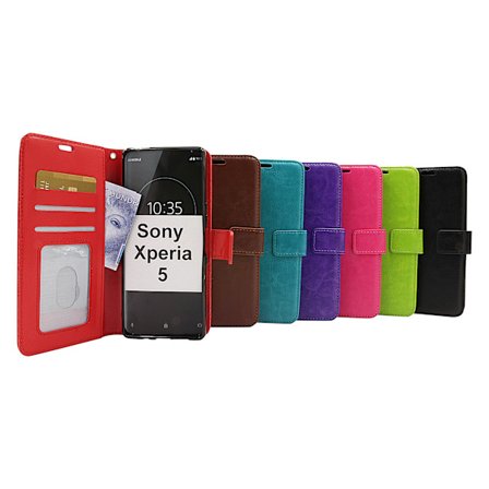 Crazy Horse Wallet Sony Xperia 5