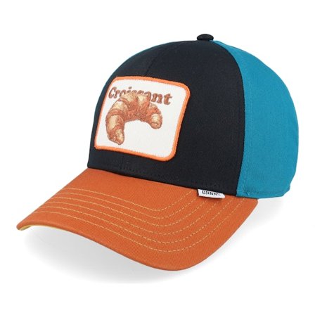 Djinns - Negro adjustable Gorra - Kids Basic Cap Food Croissant Black Adjustable @ Hatstore