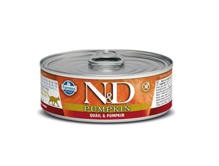 Farmina N&D Zucca E Quaglia Gatti Adulti Umido Lattina 70gr