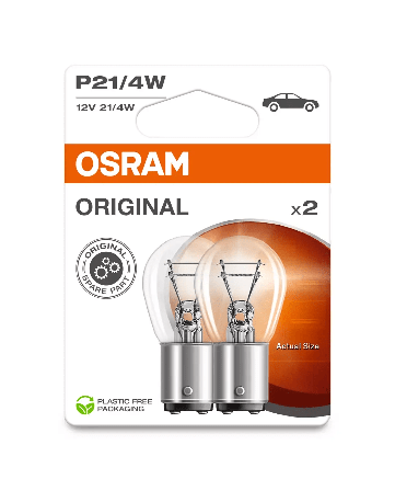 OSRAM P21/4W 21/4W 12V BAZ15D BLI2