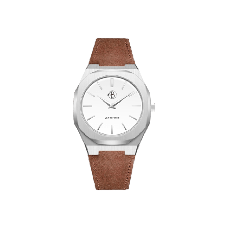 by BILLGREN Douglas | Klocka Läder Klockor Herr Brun 22 mm