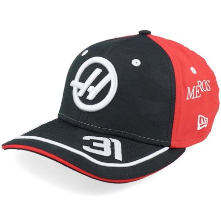 New Era - Motor Svart adjustable Keps - Kids Haas F1 25 Ocon 9SEVENTY Black/Red Adjustable @ Hatstore