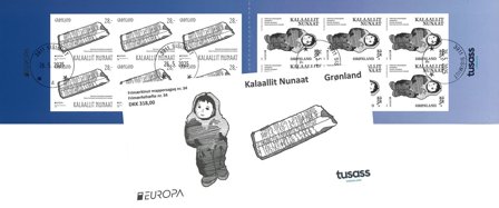 Grønland - EUROPA 2025 Nationale arkæologiske opdagelser - Stemplet hæfte