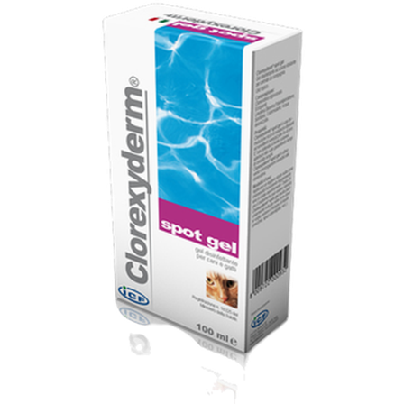 ICF - Clorexyderm Spot gel 100 ml - Veterinær - Dyrehelse - Øyerens og øyepleie - Øredråper og ørebehandling - ZOO.no