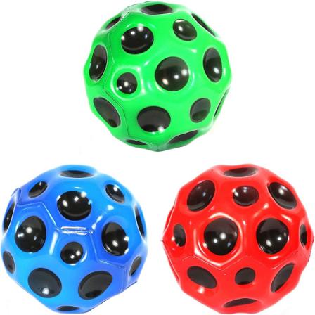 3-pack 7 cm diameter månboll, studsboll, liten vattenpoloboll, strandleksak för kastvattenspel, lek på studsmattan, slumpmässigt skickad