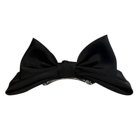 2 kpl Suuret Hiusholkki Klipsit Silkki Hiusholkki Klipsit Yksivärinen Suuri Jousi Solmu Hiuspihdit Elegantti Ranskalainen Tyyli Naisille Vintage H
