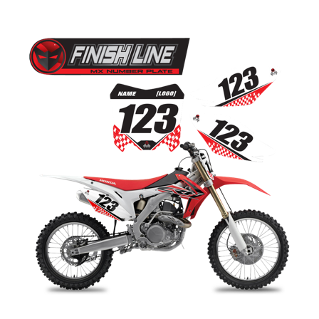 Nummerplaatstickers: Finish Line - Husaberg FC501 2000-2001
