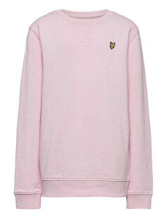 Classic Crew Neck Lb Svetari Collegepaita Vaaleanpunainen Lyle & Scott Junior