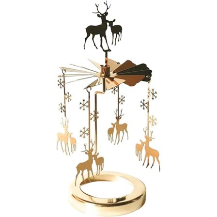 Roterande Ljusstake, Doftljus med Ljusstake Termisk Karusell - Restaurang Bröllop Jul Jubileum Födelsedagsfest