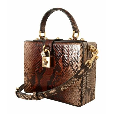 Dolce & Gabbana - Axelremsväskor - Brun - Dam - Storlek: One Size, Dam, Storlek: ONE SIZE