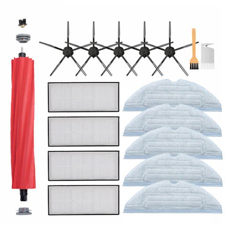 Tillbehör för Roborock S7, S7 Plus, S7 Maxv, S7 MaxV Plus, S7 MaxV Ultra, T7+, 16 Delar Ersättningsdelar för Roborock S7 Sugstation, 4