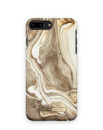 Fashion Case iPhone 7 Plus Golden sand marble
