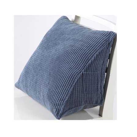 Sängläsningskudde Triangelkudde Liten 20*36*40*Blå