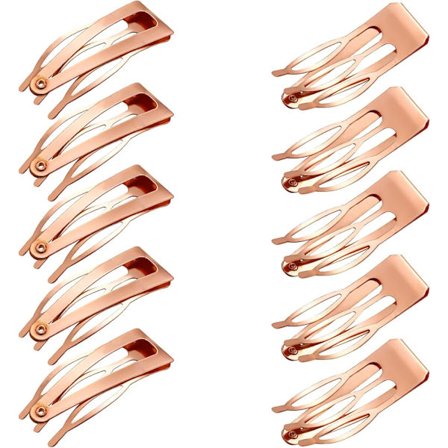 24 stk dobbelthåndtaks hårklemmer metall hårklemmer hårspenner