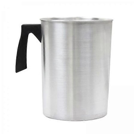 2x 3L Smeltegryte Stearinlys Hellekanne M/ Varmebestandig Håndtak Bier, Anti-Skålding