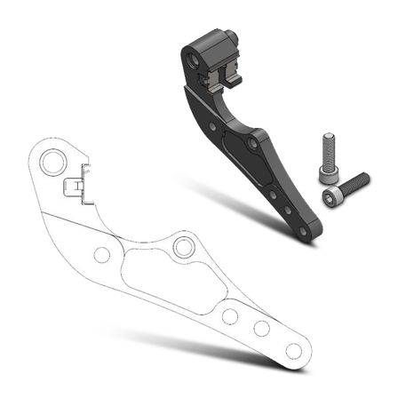 Moto-Master Oversize Adaptor Dakar Series - Yamaha YZ 250 2005-2026