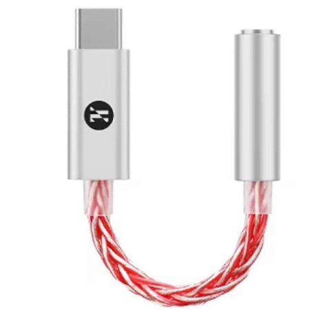 【xj】JCALLY JM6 Pro Type-C til 3,5 mm CX31993 Digital Audio Bærbar Dekodningsforstærker Hifi DAC Mobil Headset USB JM11 Rød