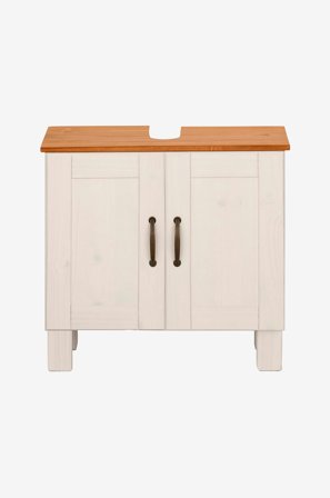 Loft24 - Allaskaappi Alby 2 ovinen - Valkoinen - Kylpyhuoneen kalusteet - - Homeroom