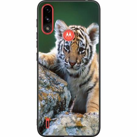 Motorola Moto E7i Power Svart Skal Tiger