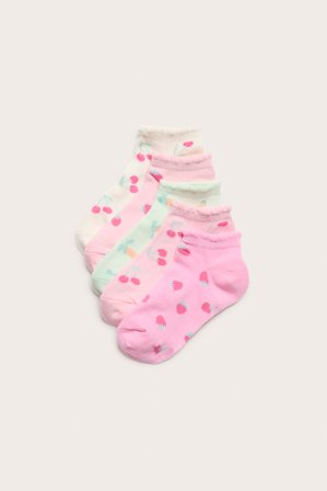 Kappahl | Ankelstrumpor 5-pack | Rosa
