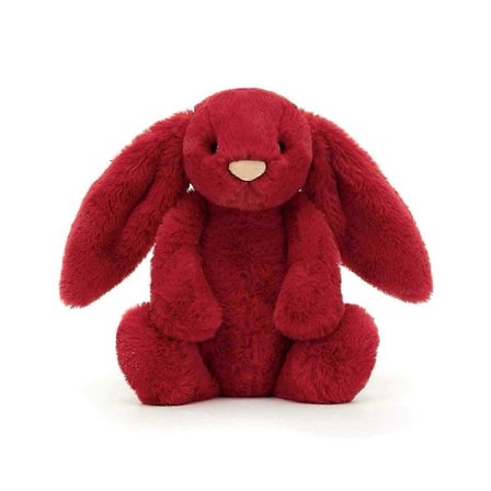 Rød Bonnie Kanin 36CM Slaskører Kanin Kreativ Kanin Beroligende Dukke Samme som Jct