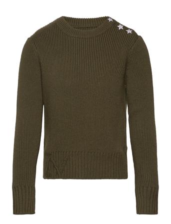 Pullover Tops Knitwear Pullovers Green Zadig & Voltaire Kids