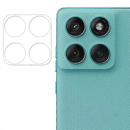 Erittäin kirkas karkaistu lasi kameralinssin suojus tietyille Brand Edge 60 5G -malleille